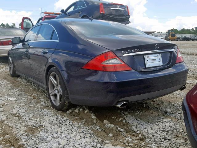 WDDDJ7CB3BA169467 - 2011 MERCEDES-BENZ CLS 550 BLUE photo 3