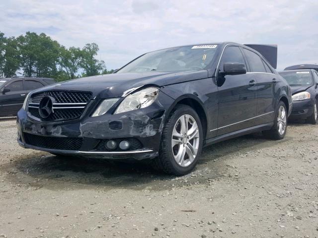 WDDHF5GB7AA091677 - 2010 MERCEDES-BENZ E 350 BLACK photo 2