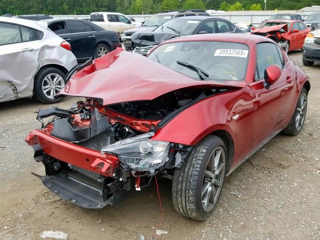 JM1NDAM77K0303979 - 2019 MAZDA MX-5 MIATA RED photo 2