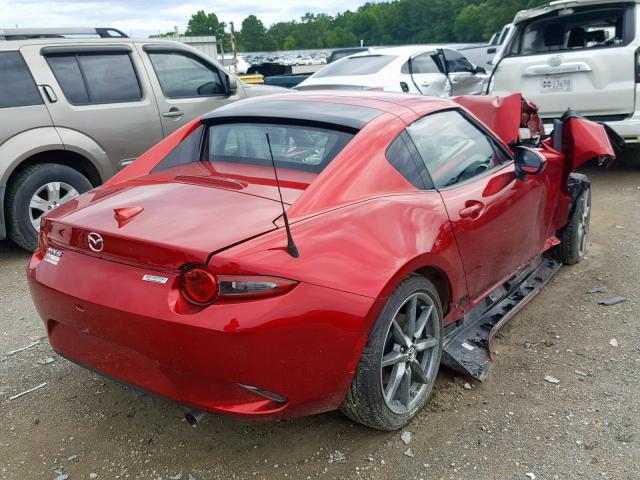 JM1NDAM77K0303979 - 2019 MAZDA MX-5 MIATA RED photo 4