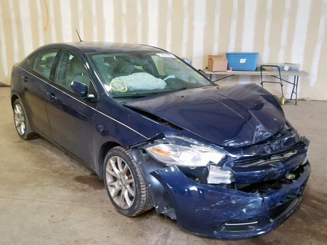 1C3CDFBA4DD320354 - 2013 DODGE DART SXT BLUE photo 1