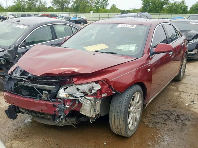 1G1ZK57718F254691 - 2008 CHEVROLET MALIBU LTZ წითელი ფოტო 2