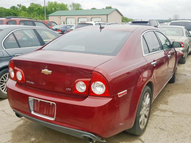 1G1ZK57718F254691 - 2008 CHEVROLET MALIBU LTZ წითელი ფოტო 4