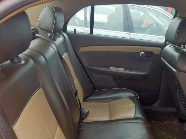 1G1ZK57718F254691 - 2008 CHEVROLET MALIBU LTZ წითელი ფოტო 6