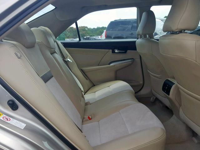 4T1BD1FK3DU096504 - 2013 TOYOTA CAMRY HYBR BEIGE photo 6