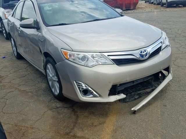 4T1BD1FK3DU096504 - 2013 TOYOTA CAMRY HYBR BEIGE photo 9