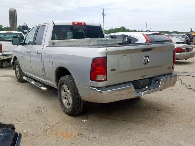 1C6RD6GP6CS225637 - 2012 DODGE RAM 1500 S SILVER photo 3