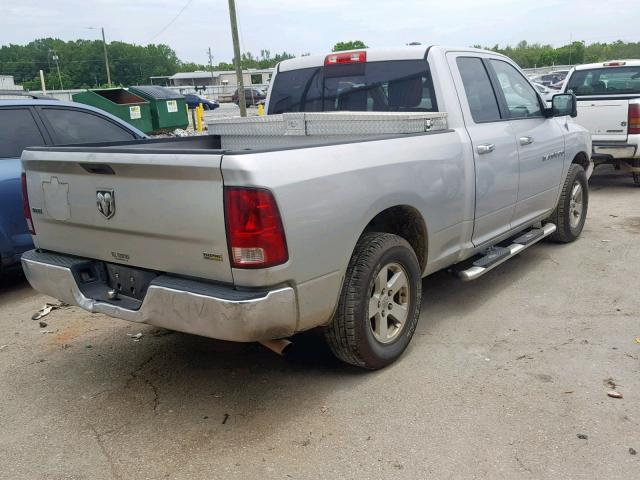 1C6RD6GP6CS225637 - 2012 DODGE RAM 1500 S SILVER photo 4