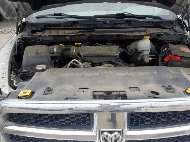 1C6RD6GP6CS225637 - 2012 DODGE RAM 1500 S SILVER photo 7