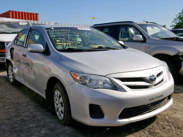 2T1BU4EE0DC074037 - 2013 TOYOTA COROLLA BA SILVER photo 1