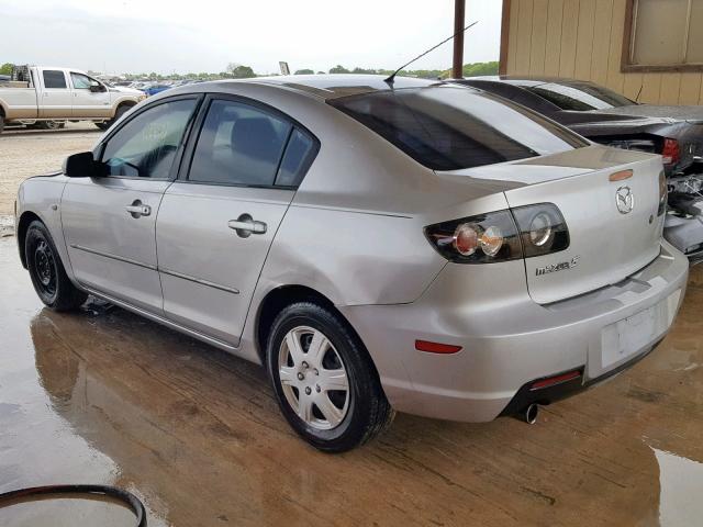 JM1BK12F381169896 - 2008 MAZDA 3 I SILVER photo 3