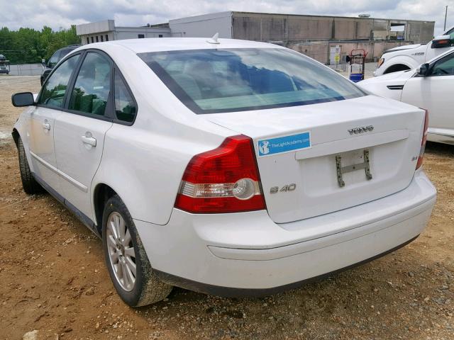 YV1MS382652056646 - 2005 VOLVO S40 2.4I WHITE photo 3