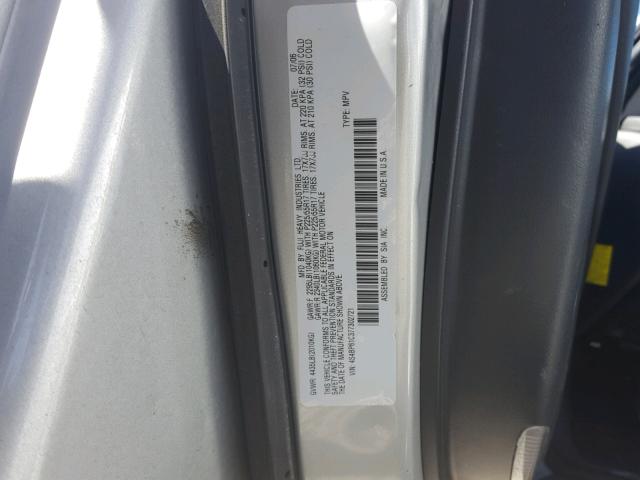 4S4BP61C377302721 - 2007 SUBARU LEGACY OUT SILVER photo 10