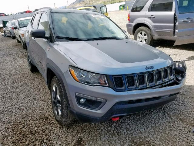 3C4NJDDB3HT657413 - 2017 JEEP COMPASS TR SILVER photo 1