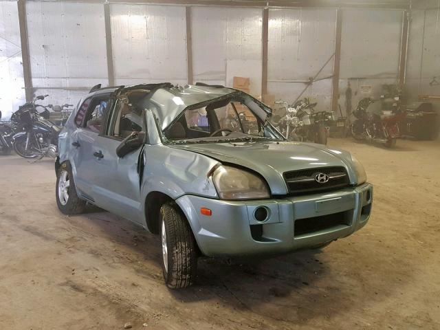 KM8JM12B75U105563 - 2005 HYUNDAI TUCSON GL GREEN photo 1