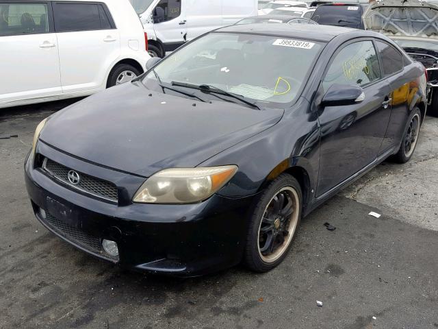 JTKDE177460121417 - 2006 TOYOTA SCION TC BLACK photo 2