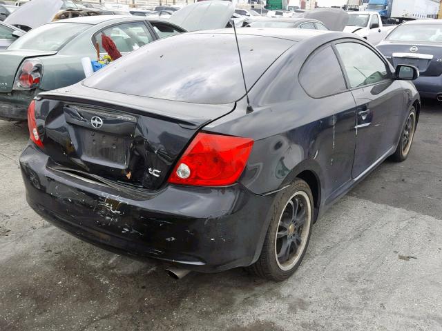 JTKDE177460121417 - 2006 TOYOTA SCION TC BLACK photo 4