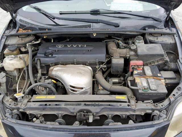 JTKDE177460121417 - 2006 TOYOTA SCION TC BLACK photo 7