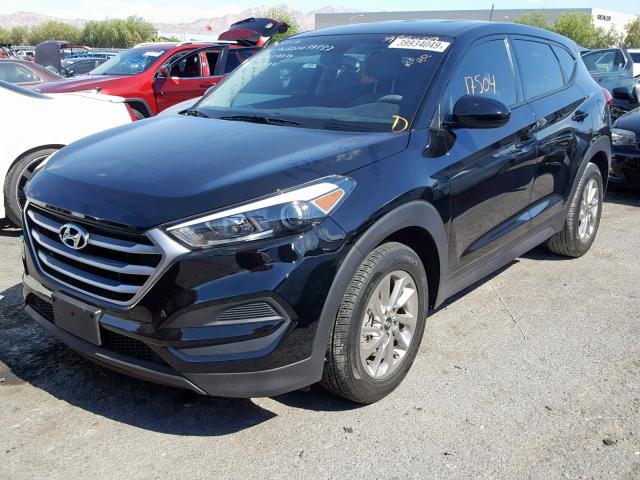 KM8J23A45HU532068 - 2017 HYUNDAI TUCSON SE BLACK photo 2