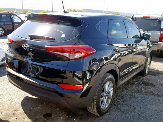 KM8J23A45HU532068 - 2017 HYUNDAI TUCSON SE BLACK photo 4