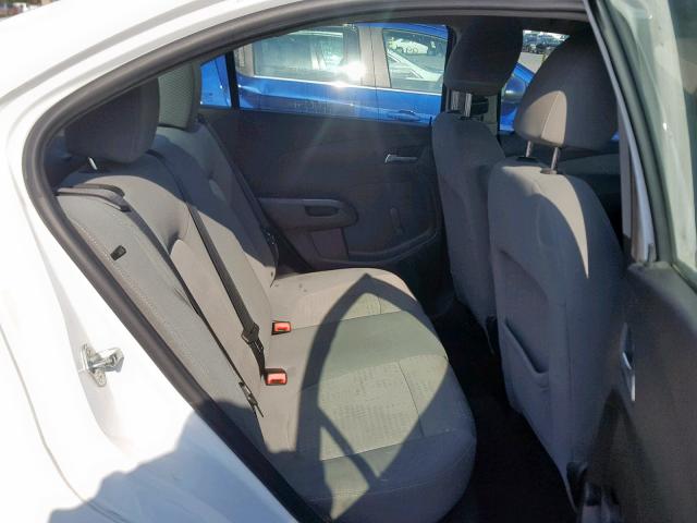 1G1JA5SH6C4167938 - 2012 CHEVROLET SONIC LS WHITE photo 6