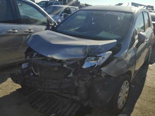 3N1CE2CP2FL414348 - 2015 NISSAN VERSA NOTE GRAY photo 2