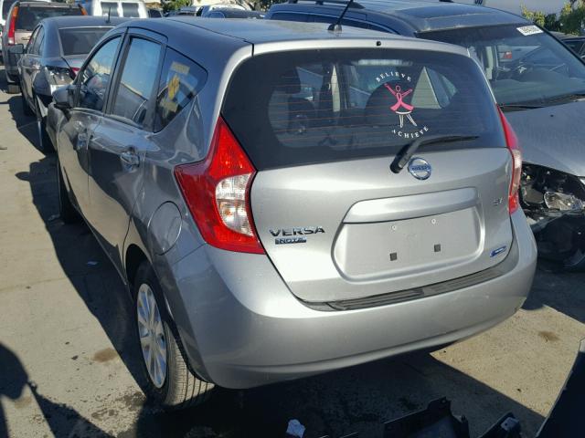 3N1CE2CP2FL414348 - 2015 NISSAN VERSA NOTE GRAY photo 3