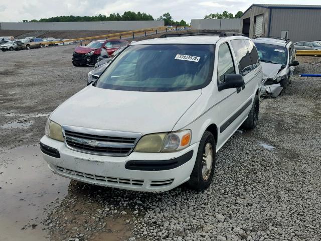 1GNDX03E63D117087 - 2003 CHEVROLET VENTURE WHITE photo 2