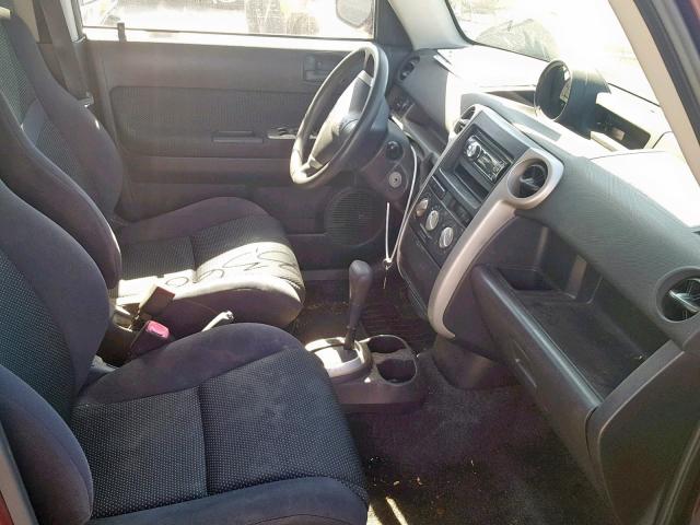 JTLKT324650217727 - 2005 TOYOTA SCION XB 勃艮第红 照片 5