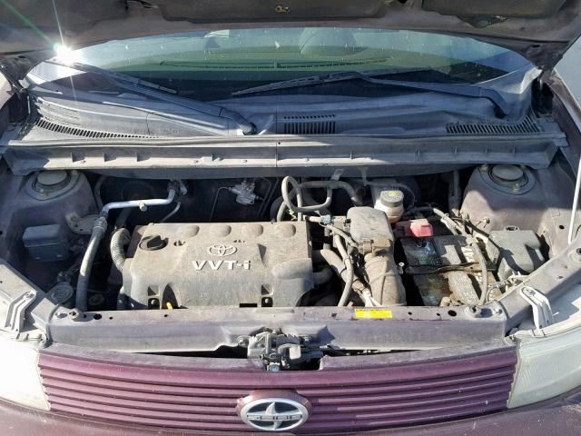 JTLKT324650217727 - 2005 TOYOTA SCION XB 勃艮第红 照片 7