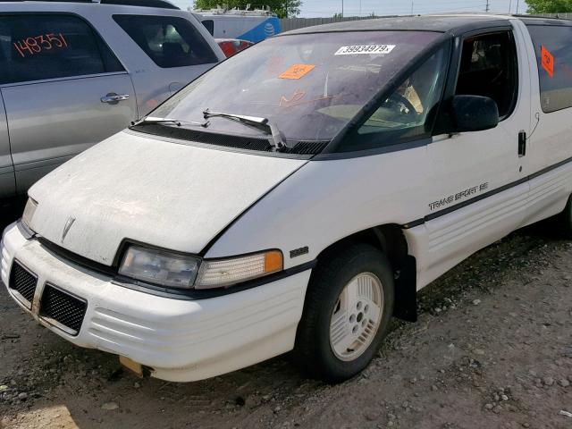 1GMDU06L3PT227257 - 1993 PONTIAC TRANS SPOR WHITE photo 9