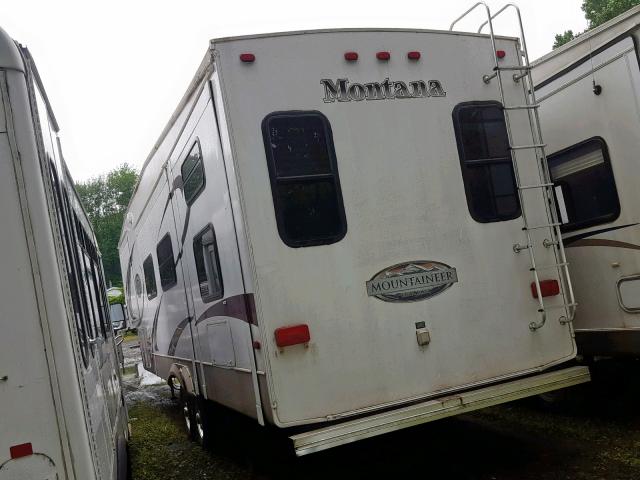 4YDF3452194730831 - 2009 KEYSTONE MONTANA WHITE photo 3