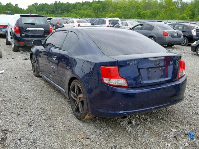 JTKJF5C70C3035836 - 2012 TOYOTA SCION TC ლურჯი ფოტო 3