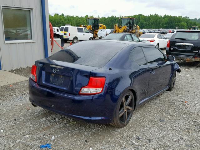 JTKJF5C70C3035836 - 2012 TOYOTA SCION TC ლურჯი ფოტო 4