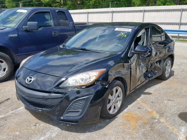 JM1BL1VF5B1901509 - 2011 MAZDA 3 I BLACK photo 2