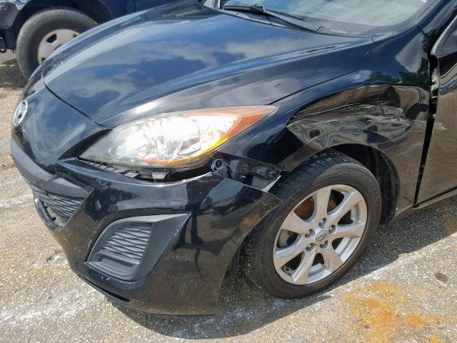 JM1BL1VF5B1901509 - 2011 MAZDA 3 I BLACK photo 9