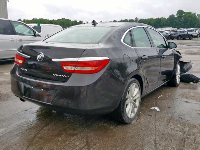 1G4PP5SK3E4102975 - 2014 BUICK VERANO GRAY photo 4