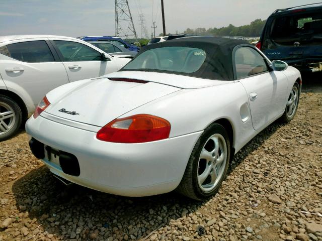 WP0CA2981VS623105 - 1997 PORSCHE BOXSTER WHITE photo 4