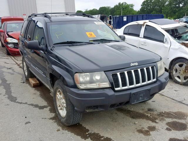 1J4GW48S04C280723 - 2004 JEEP GRAND CHER BLACK photo 1