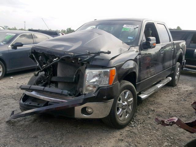 1FTFW1CF2DKE60981 - 2013 FORD F150 SUPER BLACK photo 2