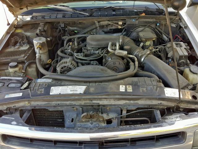 1GNDT13W2V2157319 - 1997 CHEVROLET BLAZER SILVER photo 7