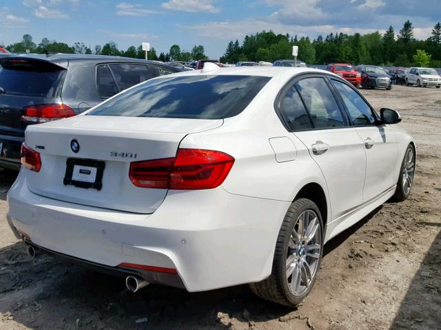 WBA8B7C37HK858770 - 2017 BMW 340 XI WHITE photo 4