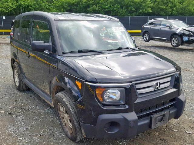 5J6YH18718L015906 - 2008 HONDA ELEMENT EX BLACK photo 1