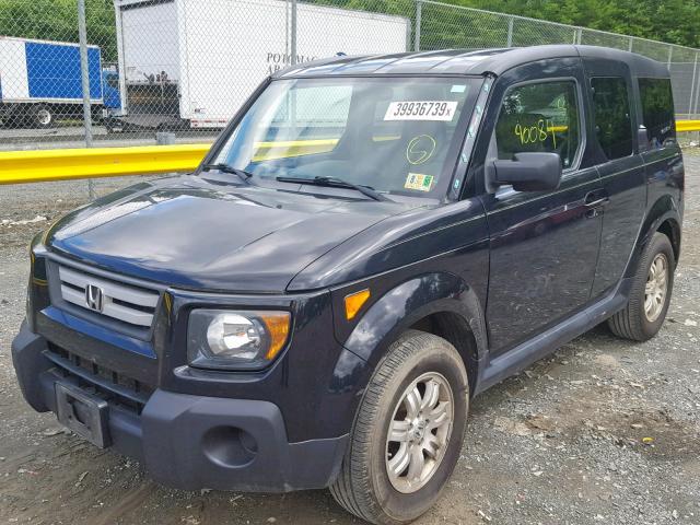 5J6YH18718L015906 - 2008 HONDA ELEMENT EX BLACK photo 2