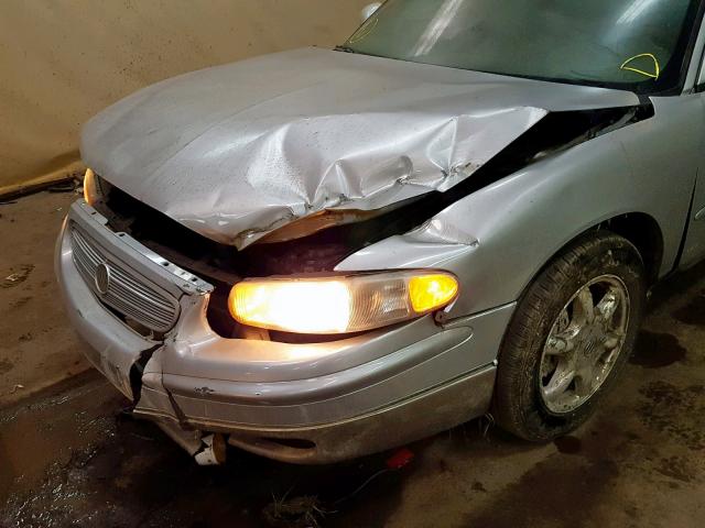 2G4WB55K721298013 - 2002 BUICK REGAL LS SILVER photo 9