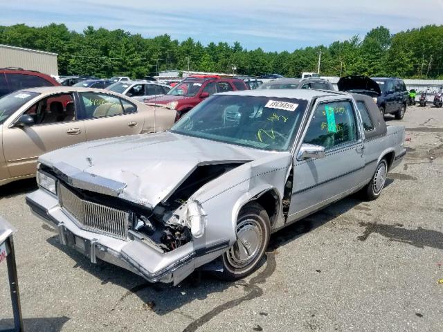 1G6CD1183H4229453 - 1987 CADILLAC DEVILLE SILVER photo 2