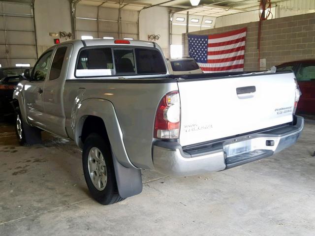 5TFTU4GN6CX017388 - 2012 TOYOTA TACOMA PRE SILVER photo 3