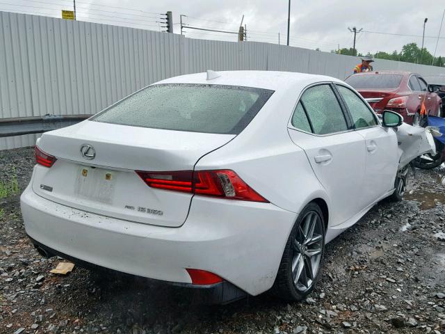 JTHCE1D25F5007116 - 2015 LEXUS IS 350 WHITE photo 4