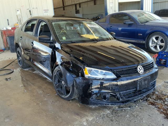 3VW2K7AJXEM395650 - 2014 VOLKSWAGEN JETTA BASE Սև լուսանկար 1