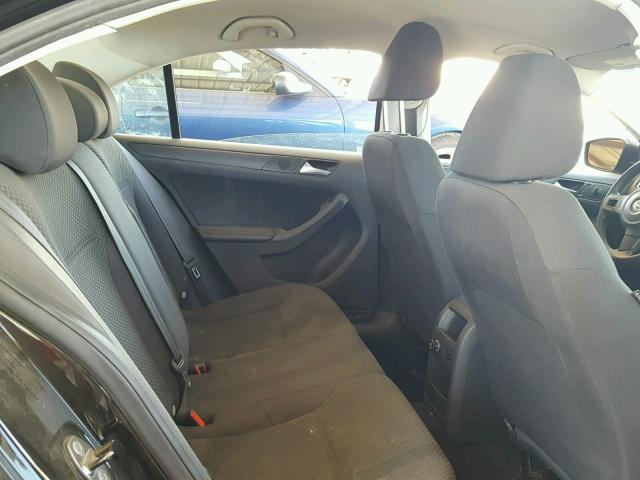 3VW2K7AJXEM395650 - 2014 VOLKSWAGEN JETTA BASE Սև լուսանկար 6